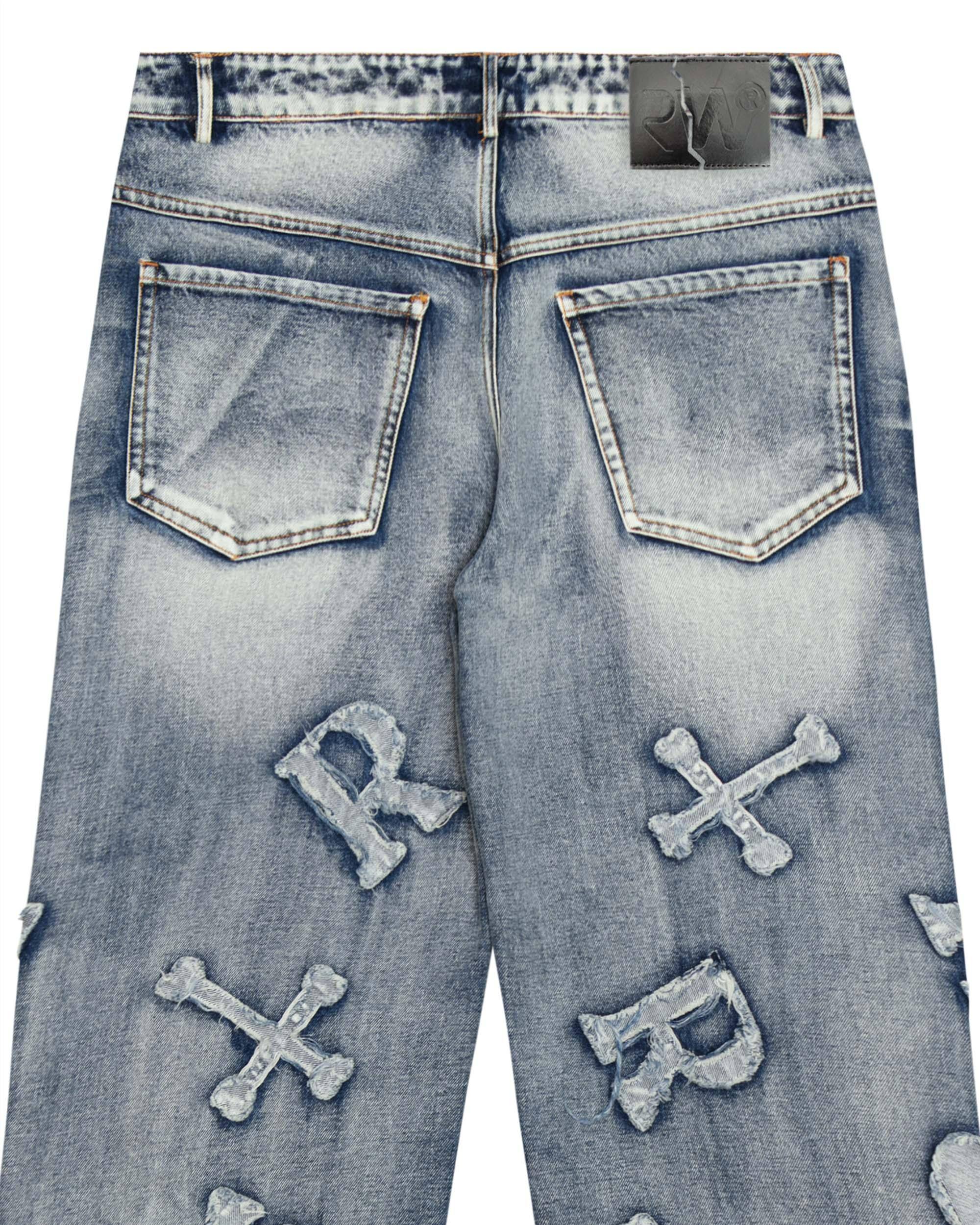 Washed Ice Patch Jeans - Image 4