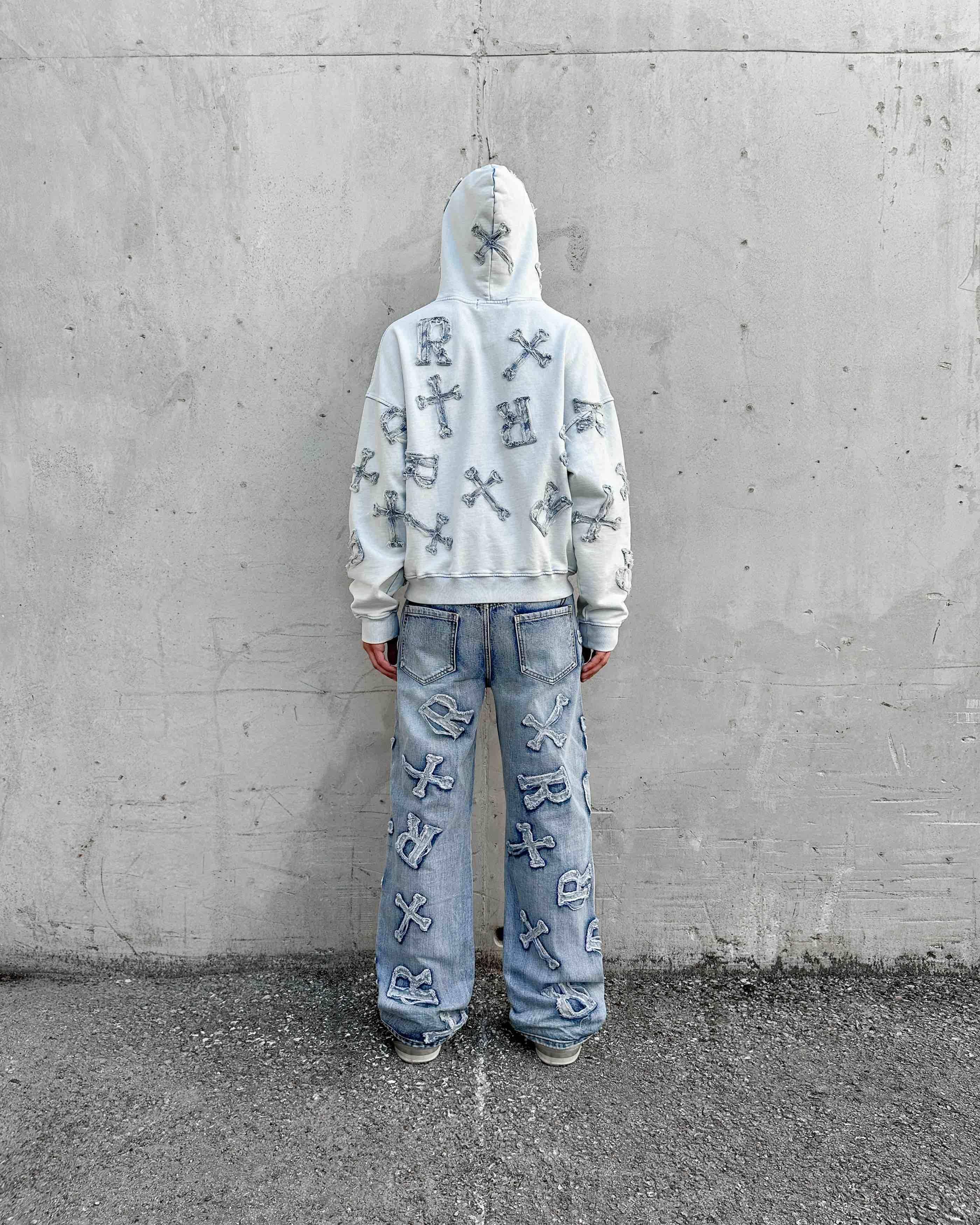 Washed Ice Patch Jeans - Image 7